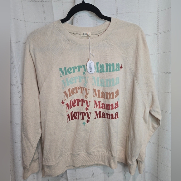 Altar'd State Sweaters - Merry Mama Cream Sweater
